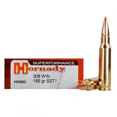 Патрон Hornady Superformance кал .308 Win куля SST маса 165 гр (10.7 г)