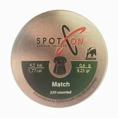 Кулі пневматичні Spoton Pointed кал. 4,5мм. Вага - 0,60 г. 250 шт/уп