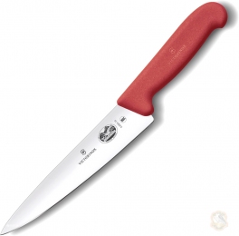 Ніж кухонний Victorinox Fibrox 15 см, червоний