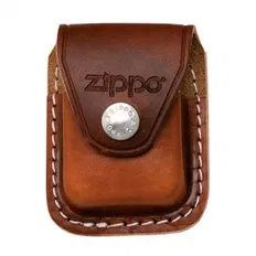 Чохол Zippo LPCB коричневий з кліпсою