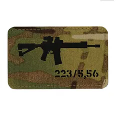 Нашивка M-Tac AR-15 223/5.56 Laser Cut Multicam/Black