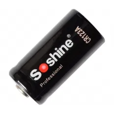 Батарейка Li-Ion CR123A / 16340 Soshine 3V (1600mAh)