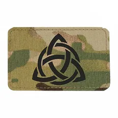Нашивка M-Tac Трикветр Laser Cut Multicam/Black 