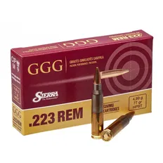 Патрон нарізний GGG кал-р 223Rem HPBT 77GR 4,99г 20шт