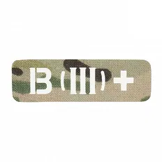 Нашивка M-Tac B( III Rh+ ) наскрізна Laser Cut Multicam
