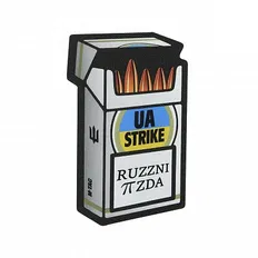 Нашивка M-Tac UA Strike Black 