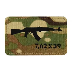 Нашивка M-Tac AKM 7.62х39 Laser Cut Multicam/Black