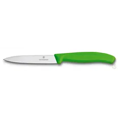 Ніж кухонний Victorinox Swiss Classic, 10 см, зелений