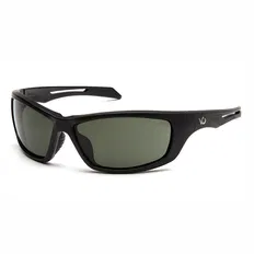 Окуляри Venture Gear Tactical Howitzer Black (forest gray) Anti-Fog, чорно-зелені в чорній оправі VG