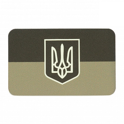 Нашивка M-Tac Флаг Украины с гербом Olive/GID