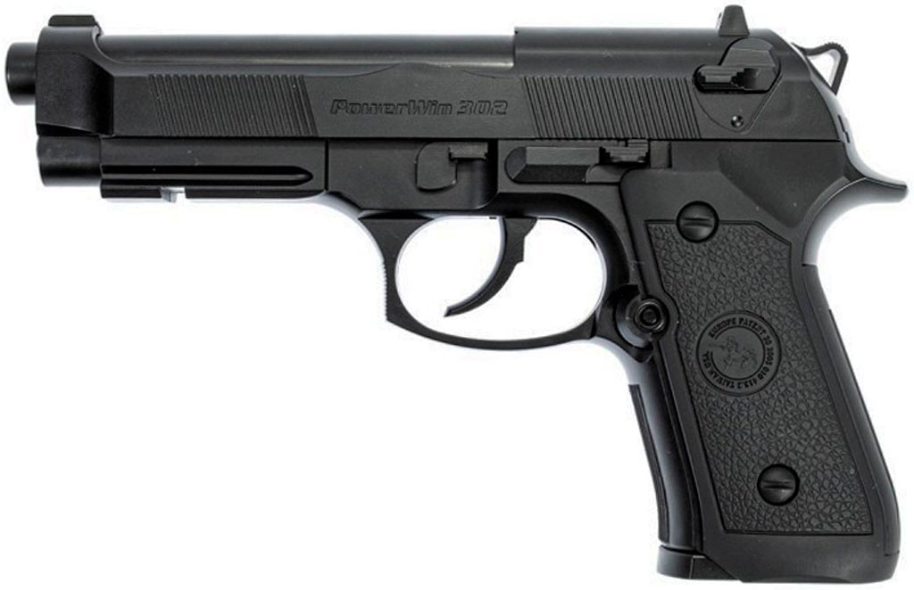 Пістолет пневматичний WinGun 302 (Beretta 92)