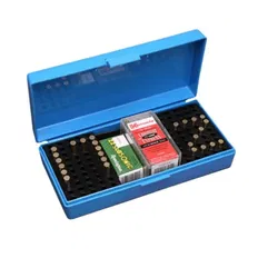 Коробка MTM SB-200 на 250 патронів кал. 22 LR блакитний