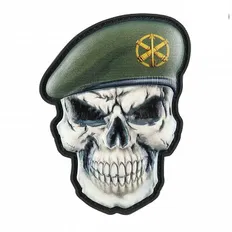 Нашивка M-Tac Череп у береті (ППО сухопутні війська)