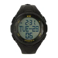 Годинник тактичний M-Tac з крокоміром Black