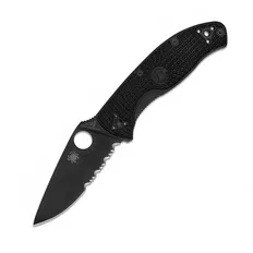 Ніж Spyderco Tenacious Black Blade Lightweight