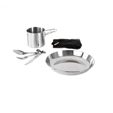 Набор посуды GSI Glacier Stainless 1 Person Set