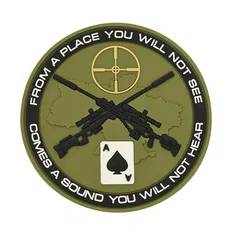 Нашивка M-Tac Ukrainian Snipers PVC Olive