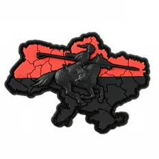 Нашивка M-Tac Козацька Україна 3D PVC Red/Black