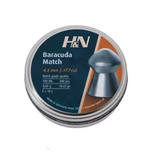 Кулі пневматичні H&N Baracuda Match кал. 4.52 мм 0.69 г 400 шт/уп