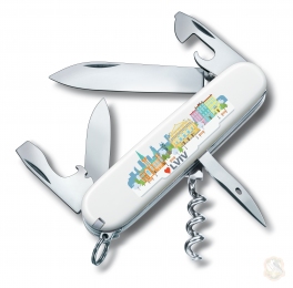 Нож Victorinox Swiss Army Spartan белый с логотипом "Львов"