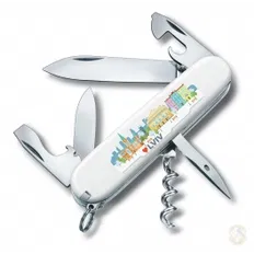 Нож Victorinox Swiss Army Spartan белый с логотипом "Львов"