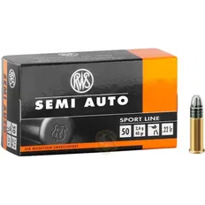 Набій RWS Semi-Auto Sport Line кал .22 LR куля LRN маса 40 гр (2.6 м)