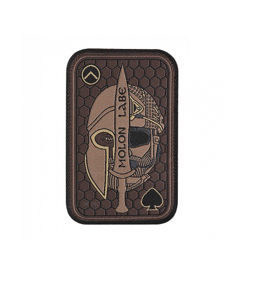 Нашивка M-Tac Molon Labe Ace (жаккард) Coyote
