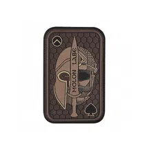 Нашивка M-Tac Molon Labe Ace (жаккард) Coyote