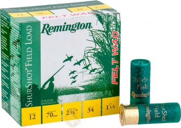 Набій Remington Shurshot Field Load FW (б/к) кал. 12/70 дріб №4 34 г