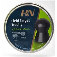 Кулі пневматичні H&N Field Target Trophy 6,35 mm , 1.29 г, 200 шт/уп.