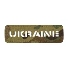 Нашивка M-Tac Ukraine наскрізна 25х80 Laser Cut Multicam