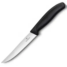 Ніж для стейка та піци Victorinox SWISS CLASSIC 12см хвиль чорний 6.7933.12