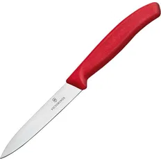 Ніж кухонний Victorinox Swiss Classic 10 см, червоний