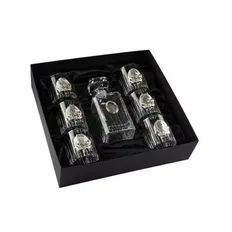 Набір для віскі Boss Crystal Лідер графін з овалом 6 келихів