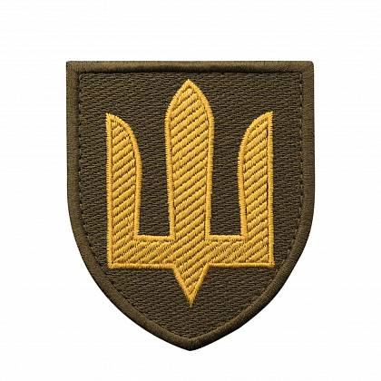 Нашивка M-Tac Сухопутні війська ЗСУ олива/жовтий