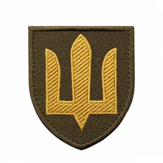 Нашивка M-Tac Сухопутні війська ЗСУ олива/жовтий