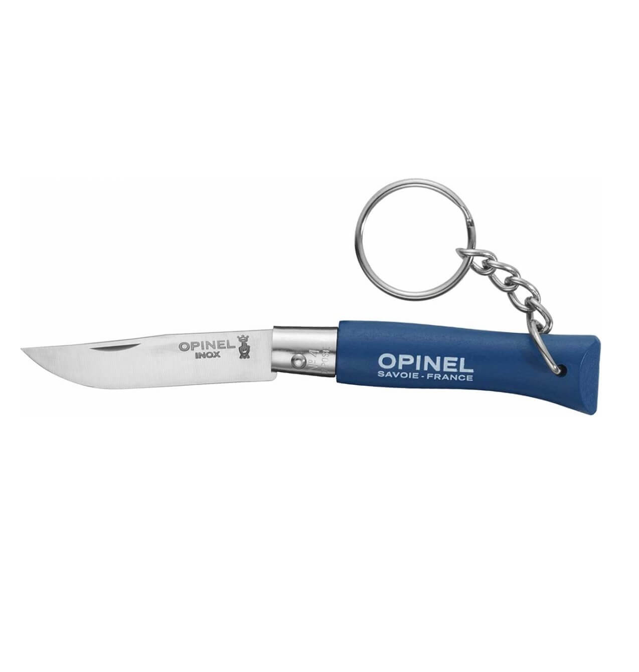 Ніж Opinel Keychain №4 Inox синій