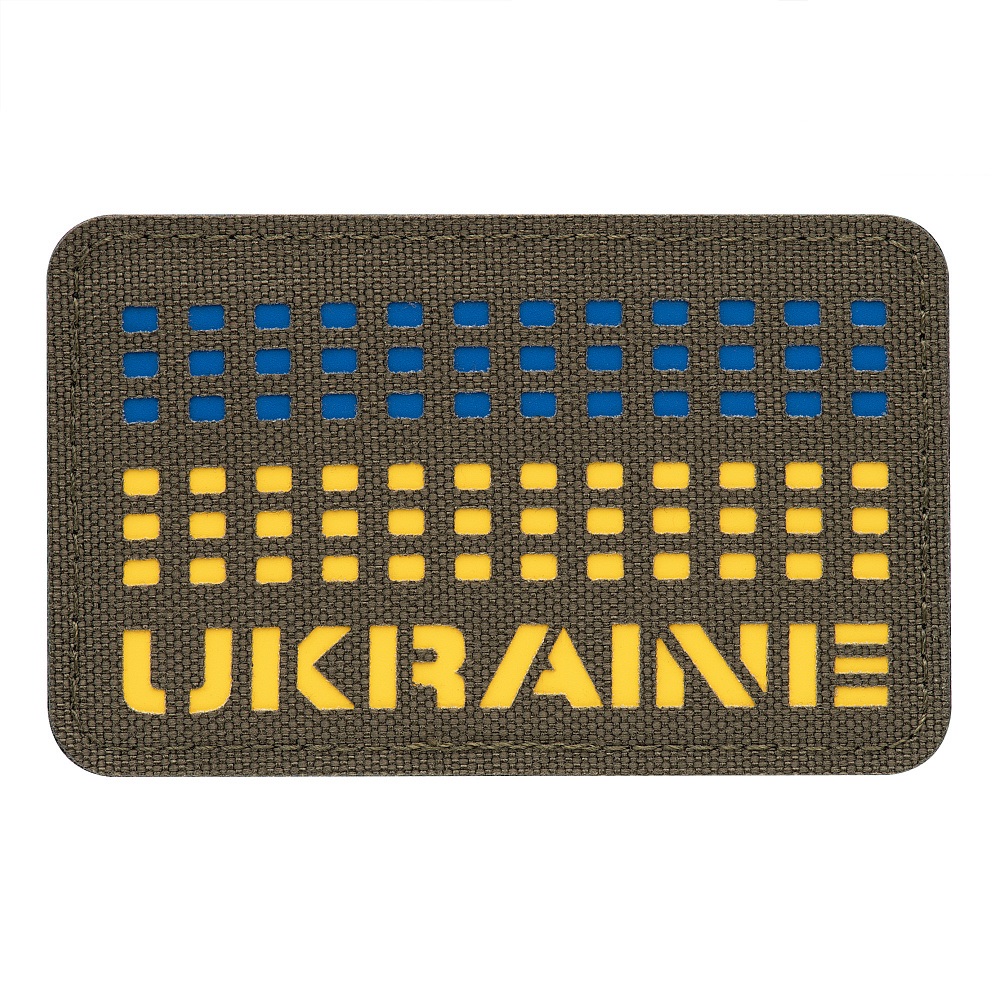 Нашивка M-Tac Ukraine Laser Cut Ranger Green/Yelow/Blue 