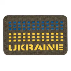 Нашивка M-Tac Ukraine Laser Cut Ranger Green/Yelow/Blue 