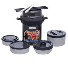 Набір для ланчу Zojirushi SL-JAF14HG 1.23 л Dark Gray