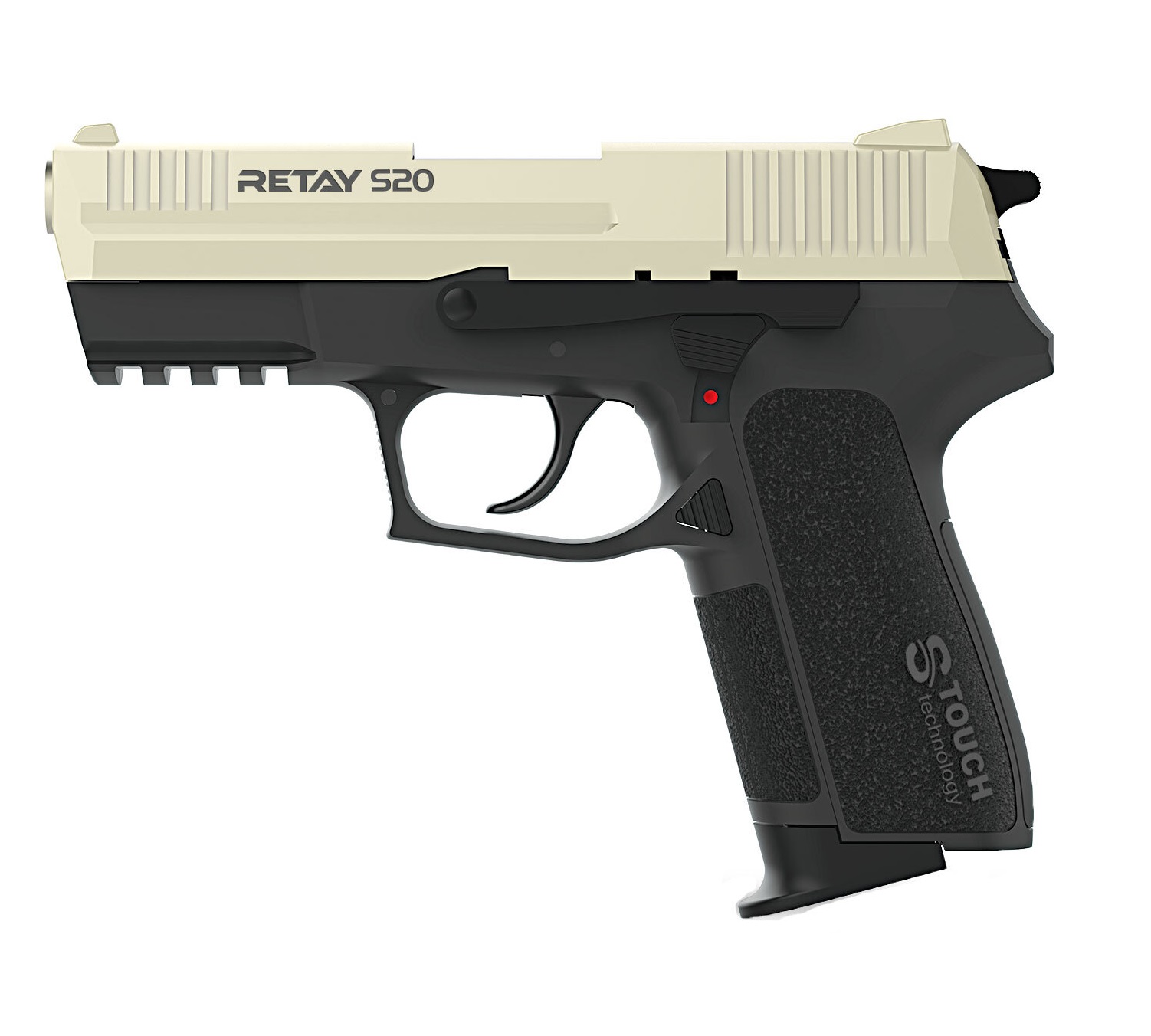 Пістолет стартовий Retay S20 кал. 9 мм. Колір - satin.