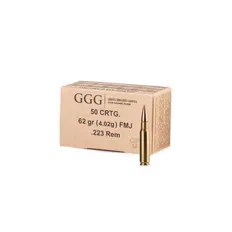 Патрон GGG кал.223 Rem FMJ 62gr (4,0 г)