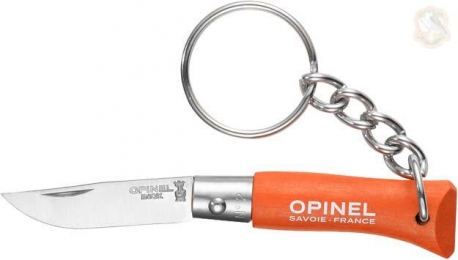 Ніж Opinel Keychain №2 Inox, помаранчевий
