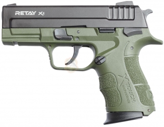 Пістолет стартовий Retay X1 кал. 9 мм. Колір - olive
