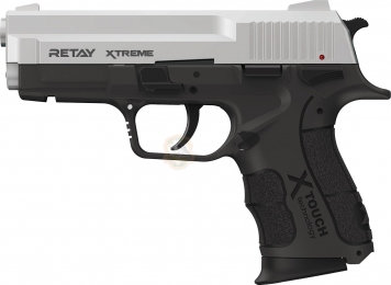 Пистолет стартовый Retay XTreme кал. 9 мм. Цвет - chrome