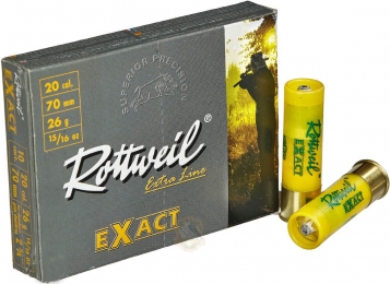 Патрон Rottweil Exact кал.20/70 пуля Gualandi 26 г