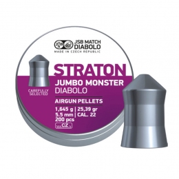 Кулі пневматичні JSB Diabolo Straton Jumbo Monster Кал. 5.51 мм. Вага - 1.64 г. 200 шт/уп
