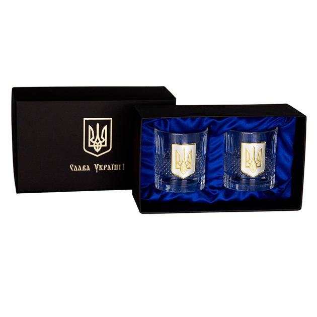 Набір келихів для віскі Boss Crystal Тризуб 2 шт (B2TRY1XG)