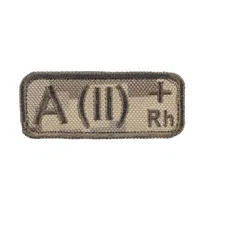 Нашивка M-Tac група крові AB(II) Rh+ MM14 