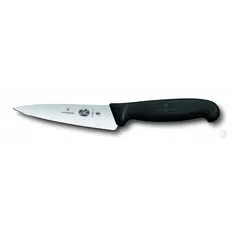 Ніж кухонний Victorinox Fibrox 12 см, чорний
